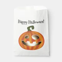 Trick or treat Halloween pumpkin candy bag