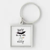 Shorty Batty Funny Retro Keychain