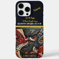 Dynamic Design Featuring Bold Owl Eyes  iPhone 16 Pro Max Case