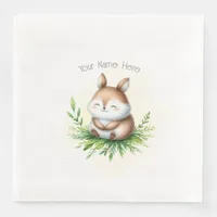 Woodland Animal Baby Shower Paper Dinner Napkins