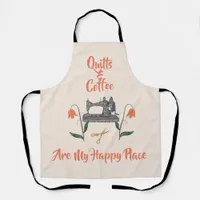 Quilts and Coffee| Quilting and Crafting  Apron