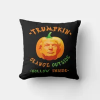 Trumpkin Funny Halloween Classic Throw Pillow