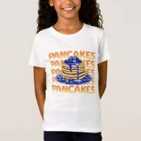 Blueberry Pancakes, Yummy Foodie T-Shirt