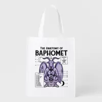 The Anatomy Of Baphomet  Grocery Bag