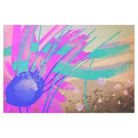 Meadow at sunset - Abstract Gallery Wrap
