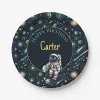 Astronaut  | Space Theme | Boy's Birthday Party Paper Plates