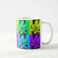 Delphinium  flowers painting coffee mug