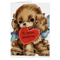 Valentine Retro Puppy Cards