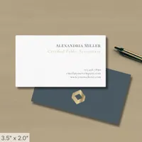 Simple Elegant CPA Business Card