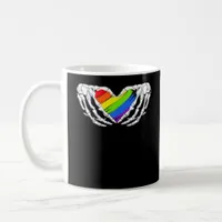 Pride - Pride Skeleton Hands With Heart 2 Classic Coffee Mug