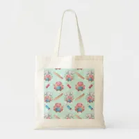 Back to School Elephant Pattern Tote Bag