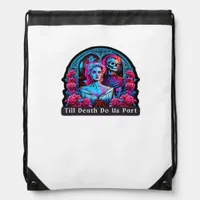 Till Death Do Us Part Classic – Sloth & Soulmate Drawstring Bag