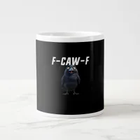 F Caw F Raven Funny Gear Creative Style Giant Coffee Mug