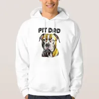 Pit Bull Dad | Dog Lover's  Hoodie