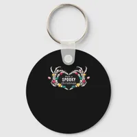 Skeleton Hand With Heart Classic Style Keychain