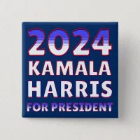 Kamala Harris for President 2024 Presidential  Button