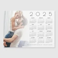 2025 Calendar Photo Overlay Newlywed Wedding Favor
