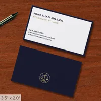 Simple Luxury Lawyer Business Card