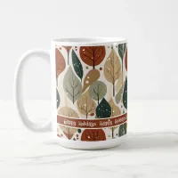 Earth Tones Christmas Pattern#5 ID1009 Coffee Mug