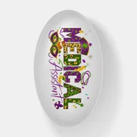 Medical Assistant - Mardi Gras Paperweight