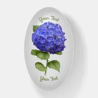 Blue Hydrangea Personalized Paperweight