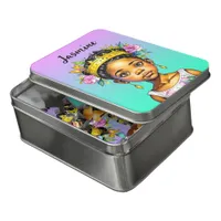 Personalized Little Girl Princess of Color Jigsaw Puzzle