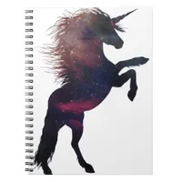 Magical Unicorn Space Nebula Notebook