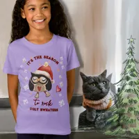 Ugly Sweater Cute Girly Owl T-Shirt