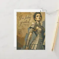 Im Feeling Grated Cheese Grater Fantasy Fashions Postcard