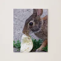 Bunny Found Bread Jigsaw Puzzle