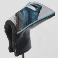 Stunning Tree Swallow Glances at Photographer Golf Head Cover