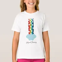 Lucky & Charming Rainbow 4-Leaf Clover Minimalist T-Shirt