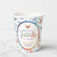 Butterfly Baby Shower Paper Cups