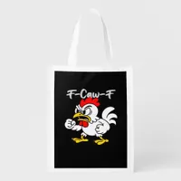 F-Caw-F Classic Creative Casual Grocery Bag