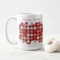 Red White Christmas Candy Pattern#13 ID1009 Coffee Mug