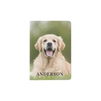 Personalized 2 Photo & Name Create Your Own Dog Passport Holder
