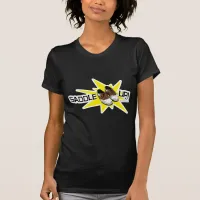 Saddle Up Fun Retro Footwear Slogan T-Shirt