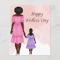 Budget Mother and Daughter Mothers Day Card