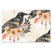 Watercolor Flowers Floral Raven Botanicals Tissue Paper