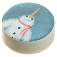 Funny Narwal Cute Snowman Christmas Holiday Chocolate Covered Oreo