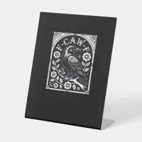 F-Caw-F Crow Aesthetic Casual Pedestal Sign