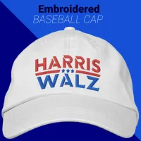 Harris Walz 2024 Campaign Kamala Harris & Tim Walz Embroidered Baseball Cap