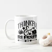 Thankful & Blessed Coffee Mug