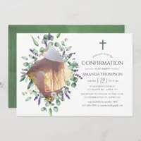 Eucalyptus Lavender Confirmation Invitation
