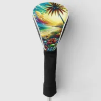 Gorgeous Ai Art | Coastal Beauty  Golf Head Cover