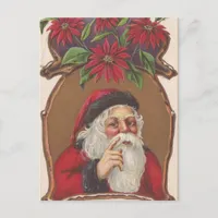 Vintage Santa Holiday Postcard