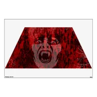 Scary Vampire Lady in Blood Wall Decal