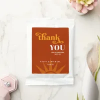 Sunshine Typography Wedding Thank You Red ID1048 Margarita Drink Mix