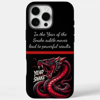 2025: year of the snake celebration iPhone 16 pro max case