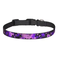 Purple Paint Splatters Pet Collar